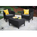 KETER SALEMO Ensemble balcon, graphite/gris 17205935