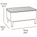 KETER SALEMO Table basse, 76 x 56 x 42 cm, cappuccino 17209050
