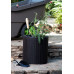 KETER SMALL CYLINDER Pot, 28 x 28 x 28,3 cm, rotin, anthracite 17197833