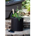 KETER LARGE CYLINDER Pot, 43,7 x 43,7 x 44,3 cm, rotin, anthracite 17197837