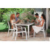 KETER HARMONY Table de jardin, 160 x 90 x 74 cm, blanc/gris 17201231