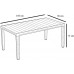 KETER HARMONY Table de jardin, 160 x 90 x 74 cm, blanc/cappuccino 17201231