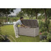 KETER BRIGHTWOOD 454L Coffre de rangement 145 x 69,7 x 60,3 cm, beige 17194454