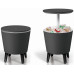 KETER COOL BAR Table de cocktail, gris/blanc 17186745