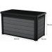 KETER CORTINA 380L Coffre de jardin 122,9 x 62,1 x 70,6 cm, gris 17212402