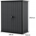 KETER CORTINA ALTO 1400L Armoire de rangement, 140 x 73,6 x 170,4 cm, gris 17212412
