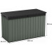 KETER DARWIN 662L Coffre de rangement 142,5 x 65,3 x 89,5 cm, vert 17212311