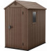 KETER DARWIN 4 x 6 Abri de jardin, 125,8 x 184,5 x 205 cm, marron 17209417