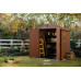 KETER DARWIN 6 x 6 Abri de jardin, 190 x 182 x 221 cm, marron 17210353