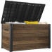 KETER DECO DECK BOX 870L Coffre de jardin, 147 x 83 x 86 cm, walnut 17213847