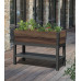 KETER DECO ELEVATED GARDEN BED Bac a fleurs, 113 x 47,5 x 79,8 cm, walnut 17213340
