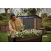 KETER DECO ELEVATED GARDEN BED Bac a fleurs, 113 x 47,5 x 79,8 cm, walnut 17213340