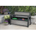 KETER DECO GARDEN BENCH 227L Banc de rangement, 133 x 61 x 89 cm, gris 17213853