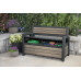 KETER DECO GARDEN BENCH 227L Banc de rangement, 133 x 61 x 89 cm, ashwood 17213853