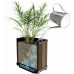 KETER DECO SQUARE Pot de fleurs, 45,5 x 45,5 x 45,5 cm, walnut 17213622