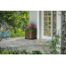 KETER DECO SQUARE Pot de fleurs, 45,5 x 45,5 x 45,5 cm, walnut 17213622