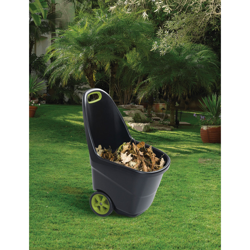 Chariot De Jardin KETER Easy Go Breeze - 50L Capacité, Noir Résistant Pour Extérieur