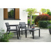 KETER EMILY Ensemble de balcon sans coussins, graphite 17209815