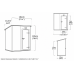 KETER ESSENTIAL 6 x 4 Abri de jardin, 184 x 112 x 195 cm, gris foncé 17214016