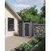 KETER ESSENTIAL 6 x 4 Abri de jardin, 184 x 112 x 195 cm, gris foncé 17214016