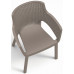 KETER EVA Chaise de jardin, 57,7 x 62,5 x 79 cm, cappuccino 17210109