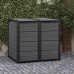 KETER HIDE AWAY 2x240L Armoire pour poubelles, 138,1 x 84,3 x 121,2 cm, gris 17213790