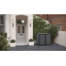 KETER HIDE AWAY 2x240L Armoire pour poubelles, 138,1 x 84,3 x 121,2 cm, gris 17213790