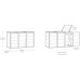 KETER HIDE AWAY 240L Extension pour armoire a poubelles, gris 17213791