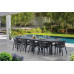 KETER JULIE DOUBLE Table de jardin, graphite 17210662