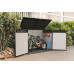 KETER PREMIER JUMBO Coffre de jardin, 190,5 x 109,3 x 132,5 cm, gris 17212384