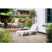KETER MALLORCA Chaise longue, 187,5 x 58 x 29 cm, blanc 17213627