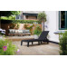 KETER MALLORCA Chaise longue, 187,5 x 58 x 29 cm, graphite 17213627