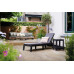KETER MALLORCA Chaise longue avec coussin, 187,5 x 58 x 29 cm, grafit/gris 17213628