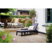 KETER MALLORCA Chaise longue avec coussin, 187,5 x 58 x 29 cm, grafit/gris 17213628