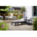 KETER MALLORCA Chaise longue avec coussin, 187,5 x 58 x 29 cm, grafit/gris 17213628