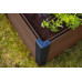 KETER MAPLE SQUARE Bac de plantation surélevé, 106 x 106 x 32 cm, marron 17209665