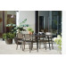 KETER METALEA Table de jardin, 146 x 87 x 75 cm, imitation métal bronze 17209811