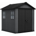 KETER NEWTON PLUS WIDE 7 x 7,5 Abri de jardin, 230 x 224 x 246 cm, gris 17212878