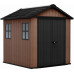 KETER NEWTON PLUS WIDE 7 x 7,5 Abri de jardin, 230 x 224 x 246 cm, marron 17212878