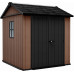 KETER NEWTON PLUS WIDE 7 x 7,5 Abri de jardin, 230 x 224 x 246 cm, marron 17212878