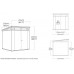 KETER PENT SIGNATURE 7 x 7 Abri de jardin, 216 x 218 x 226 cm, gris 17214176
