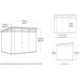 KETER PENT SIGNATURE 9 x 7 Abri de jardin, 279 x 218 x 226 cm, gris 17214177