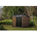 KETER PENT SIGNATURE HORIZONTAL 9 x 7 Abri de jardin, 279 x 218 x 226 cm, walnut 17212899