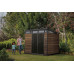 KETER PENT SIGNATURE HORIZONTAL 9 x 7 Abri de jardin, 279 x 218 x 226 cm, walnut 17212899
