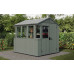 KETER POTTING SHED Abri de jardin 2en1, avec plancher, 190 x 244 x 221 cm, vert 17213856