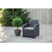 KETER ROSALIE Ensemble de jardin 5 places, graphite/gris 17210742