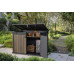 KETER SIGNATURE 2020L Coffre de jardin, 190 x 109 x 132,5 cm, walnut 17213179
