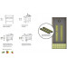 KETER URBAN BLOOMER 48L Bac a fleurs, 82 x 37,3 x 78 cm, graphite 17202940