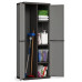 KIS JOLLY UTILITAIRE Armoire de rangement 68x39x166cm gris foncé
