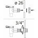 Prosperplast CANTAP 2 Douche Robinet Cantap ITAP2